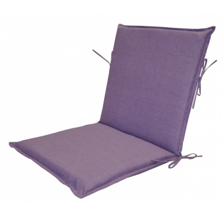 Vankúš pre záhradné kreslo UNI s nízkym operadlom - látka fialová