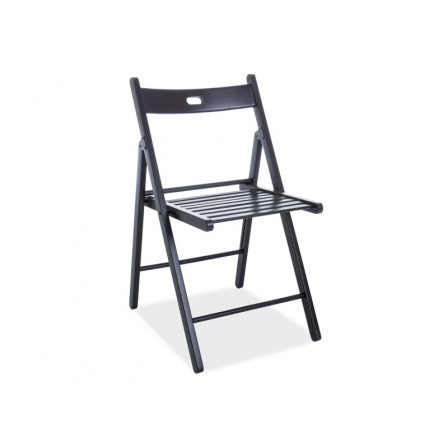 Skladacia stolička SMART II, čierna