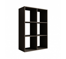 Regál Lenti 2x3 Sivý+Sivý