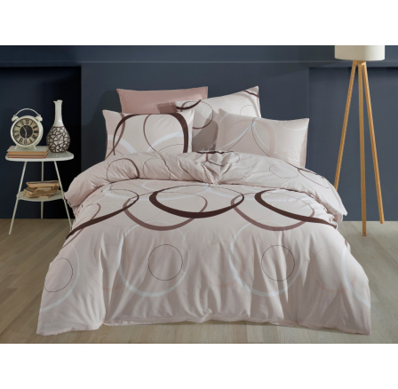 Obliečky francúzske bavlna 240x200,70x90 Toronto béžová