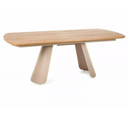 STÔL CANON DĽB/ KAŠMÍR PODSTAVEC 200(240)X100