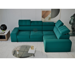Rohová sedacia súprava ROYAL II 280×210 - pravá, tyrkysová