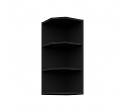 Horná skrinka ARONA - 30 G-72 ZAK, Čierna matná