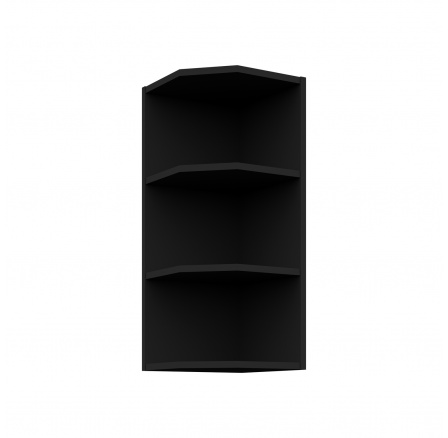 Horná skrinka - 30 G-72 ZAK, Čierna matná