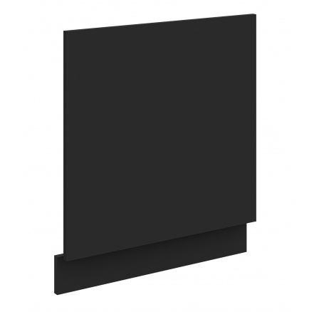Dvierka na umývačku s panelom SIENA - ZM 570x596, Čierna matná