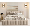 Posteľ GINO 160x200 s nízkym čelom, Velluto 02