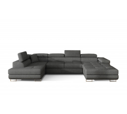 Rohová sedacia súprava v tvare U RODRIGO, ľavá, Inari 96