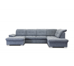 Rohová sedacia súprava v tvare U NICOLE, ľavá, Alfa19