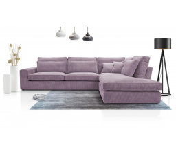 Rohová sedacia súprava Carny P Lincoln 63 fialová