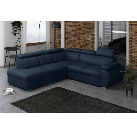 Rohová sedacia súprava Bodie II ľavá modrá