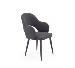 Jedálenská stolička K364, sivý zamat