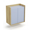 MOBIUS 2D CUPBOARD, prírodná/modrá