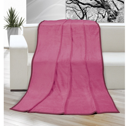 Deka micro dvojlôžko 200x230cm ružová