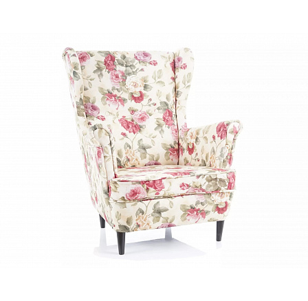 Kreslo LORD CORAL, látka wm 82/wenge