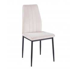 Stolička velvet béžová K12-FX