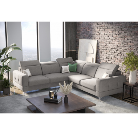 Súprava Rohová sedacia súprava MALIBU MAX 250x250 a Kreslo s funkciou, relax sivá POL 17 - Rýchle doručenie Súprava Rohová sedacia súprava MALIBU MAX 250x250 a Kreslo s funkciou, relax sivá POL 17 - Rýchle doručenie