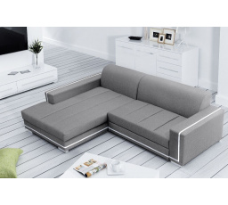 Rohová sedacia súprava Tamarin L sv.sivá