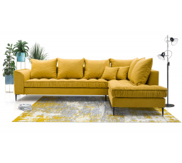 Rohová sedacia súprava P Lidie - žltá