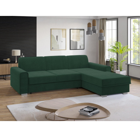 Rohová sedacia súprava Lubor P zelená