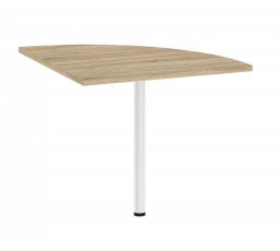 Rohový diel pre stôl Office 458 dub sonoma/biela