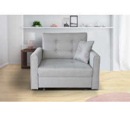 Rozkladacie kreslo Vivian Lux I sivé