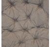 Polster deluxe na kreslo papasan 110 cm - sivý melír