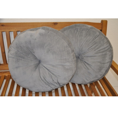 Vankúš okrúhly veľký plyš set 2 kusy