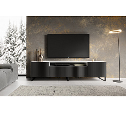 TV skrinka NOEMI Stojaca Čierna+Biela