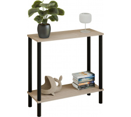 Konzola Claro 80x30 cm - rôzne farby na výber - Dub Sonoma, Čierny Mat