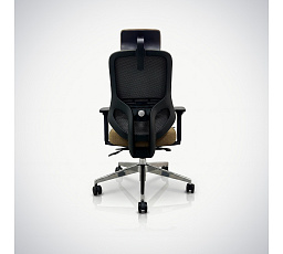 Ergonomická kancelárska stolička hnedá AXIS