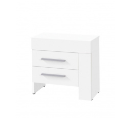 Nočný stolík Cezanne R21 pravý, biela