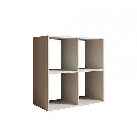 Regál Lenti 2x2 Biela+Biela