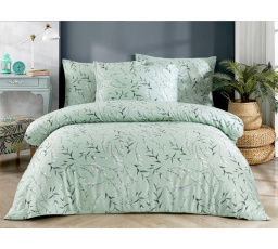 Saténová obliečka na vankúš Nessie green 50x70