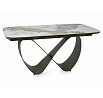 STÔL INFINITY KERAMICKÝ BIELY PANDORO / MEDENÝ 160(240)X95