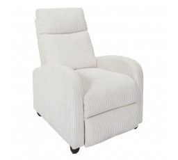 Rozkladacie kreslo Recliner Dream biely menčester