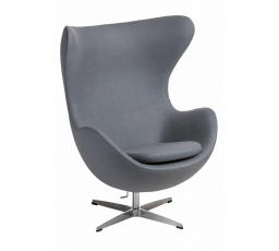 Kreslo Vajce kašmír sivé 8 Premium