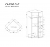 Systém "CARINI" CA7 - Farba: dub nash