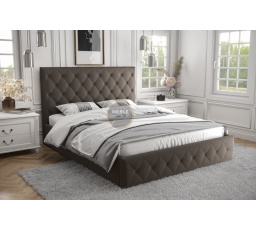 Posteľ ROMA - 200x200, Drevená, voliteľný odtieň