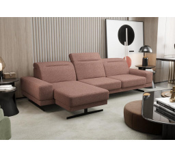 Rohová sedacia súprava FIORE MINI 265x180 cm - voliteľný odtieň - ľavá