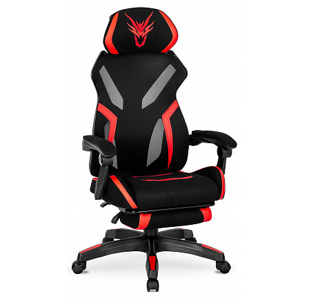 Otočná herná stolička MAXIMO Čierna/Červená