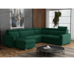 Sedacia súprava Petrit U ľavá Kronos zelená