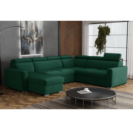 Sedacia súprava Petrit U ľavá Kronos zelená Sedacia súprava Petrit U ľavá Kronos zelená