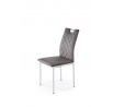 Stolička K578, sivá / strieborná