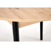 Jedálenský stôl PIVOT, dub artisan/čierna