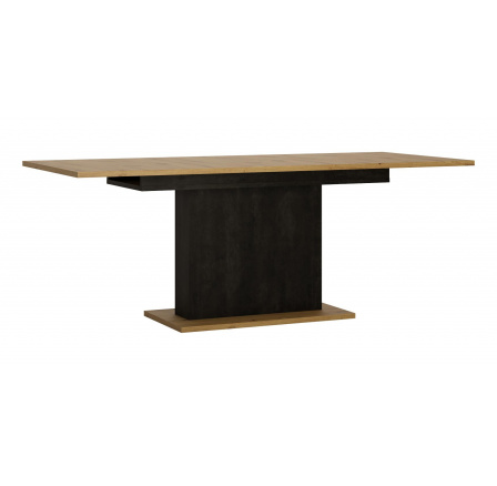 ASINARA (AVILES) - Jedálenský stôl - dub artisan/čierna (AVLT02) (W) (K150)