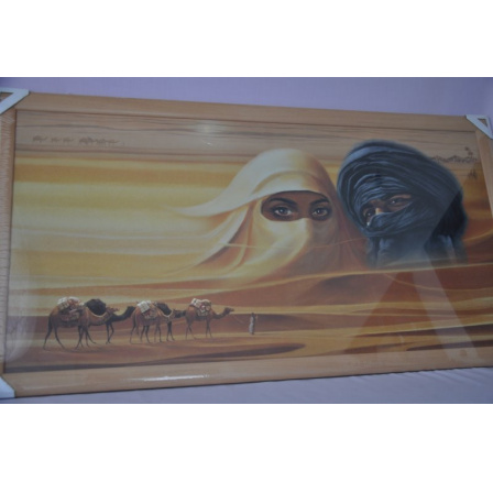 Obraz Sahara 107x57 svetelný rám O13