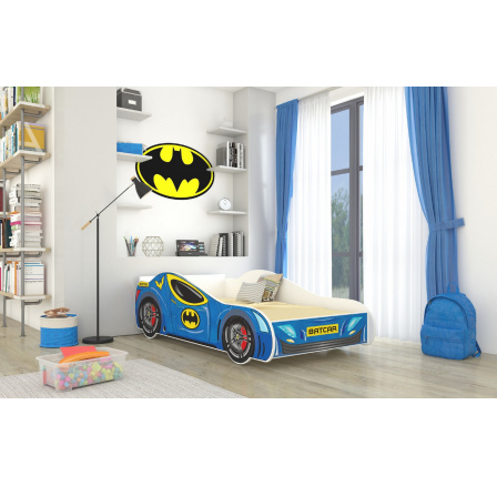 Posteľ s matracom BATCAR 160x80 Modrá