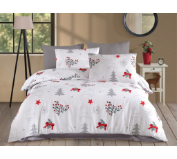 Vianočné obliečky francúzska bavlna 240x200,70x90 Klaudie