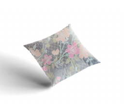 Krepový obliečka na vankúš Sarah pink 50x70