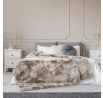 Prehoz Furry 140x200cm hnedo-krémový